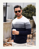 Men's Long Sleeve Jumper in Multicolor - original-tratada