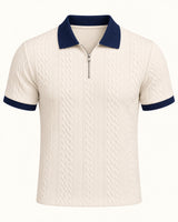 Men's Short Sleeve Polo Shirt in Apricot - principal