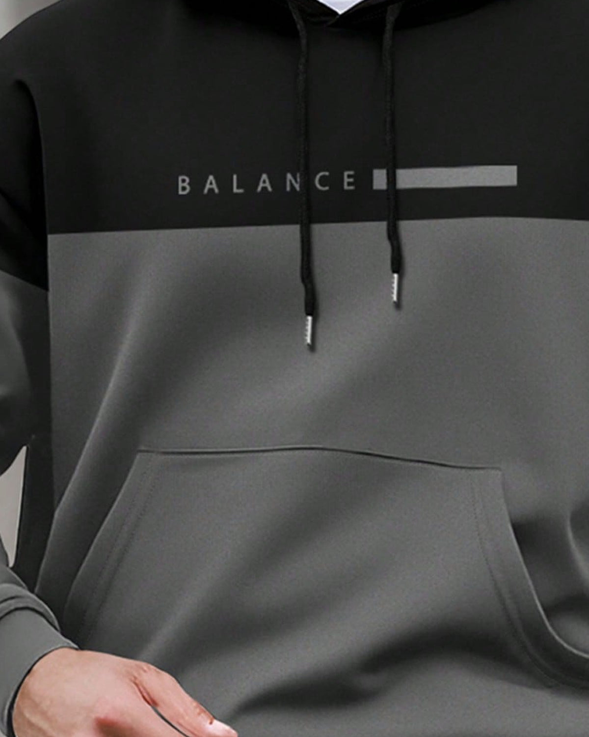 Men's Colourblock Sweatshirt in Multicolor - detalhe