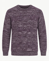 Men's Long Sleeve Crew Neck Jumper in Multicolor - principal