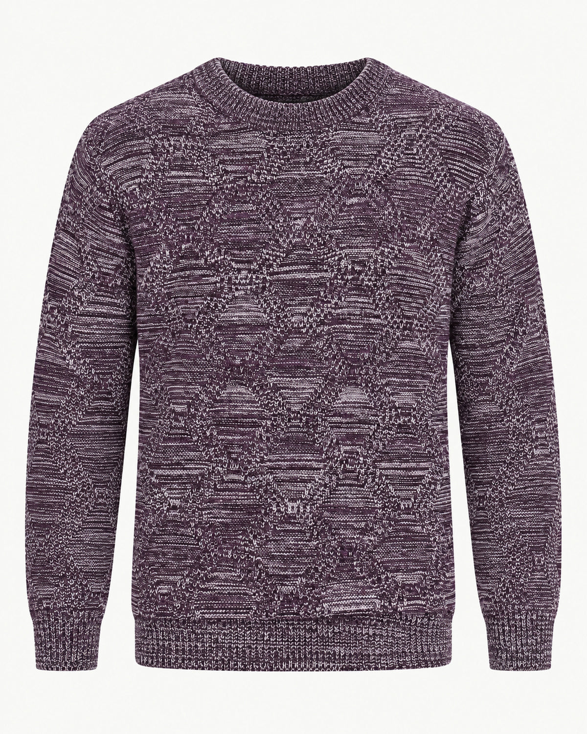 Men's Long Sleeve Crew Neck Jumper in Multicolor - principal