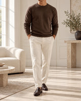 Men's Long Sleeve Jumper in Brown - look-completo