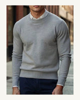 Men's Long Sleeve Jumper in Grey - original-tratada