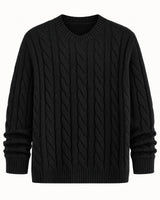 Men's Long Sleeve Jumper in Black - principal