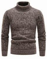 Men's Long Sleeve Jumper in Coffee Brown - principal