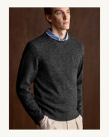 Men's Long Sleeve Jumper in Dark Grey - original-tratada