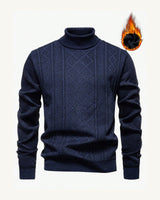 Men's Long Sleeve Jumper in Navy Blue - original-tratada
