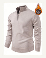 Men's Long Sleeve Jumper in Apricot - original-tratada