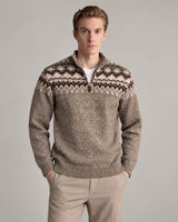 Men's Long Sleeve Jumper in Brown - principal