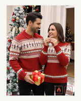 Men's Long Sleeve Jumper in Burgundy - original-tratada