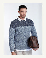 Men's Long Sleeve Jumper in Blue - original-tratada