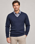 Men's Long Sleeve Jumper in Blue - principal