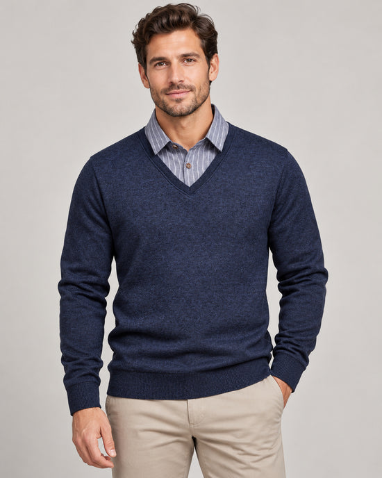 Men's Long Sleeve Jumper in Blue - principal