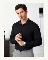 Men's Polo Shirt in Black - original-tratada