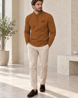 Men's Polo Shirt in Brown - look-completo