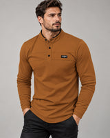 Men's Polo Shirt in Brown - principal