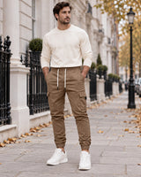 Men's Trousers in Brown - editorial