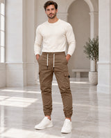 Men's Trousers in Brown - look-completo
