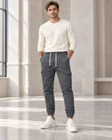Men's Trousers - Multicolor 4 in Dark Grey - look-completo