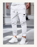 Men's Trousers - Multicolor 4 in White - original-tratada