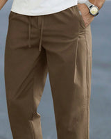 Men's Trousers in Coffee Brown - detalhe