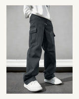 Men's Trousers in Grey - original-tratada