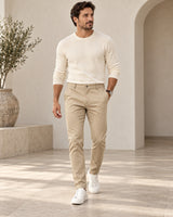 Men's Trousers in Khaki - look-completo