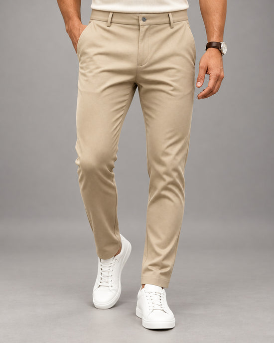 Men's Trousers in Khaki - principal
