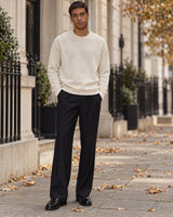 Men's Trousers in Black - editorial