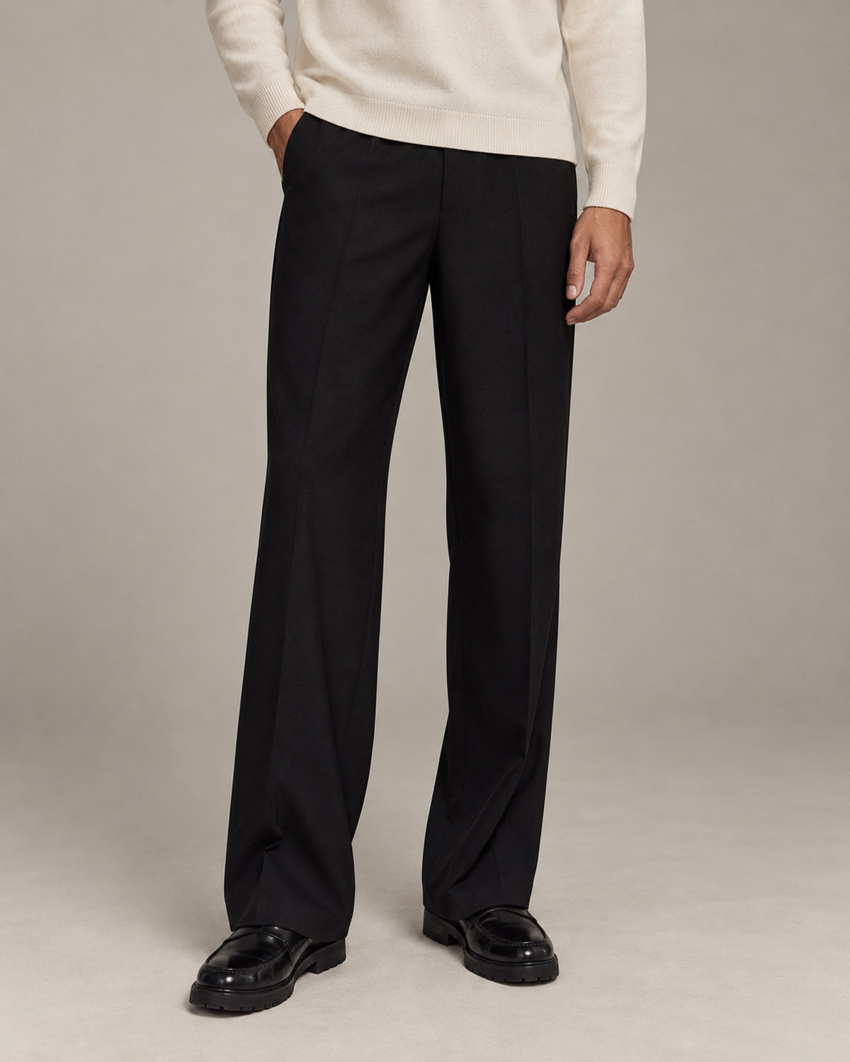Men's Trousers in Black - principal