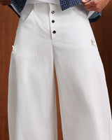 Men's Trousers in White - detalhe