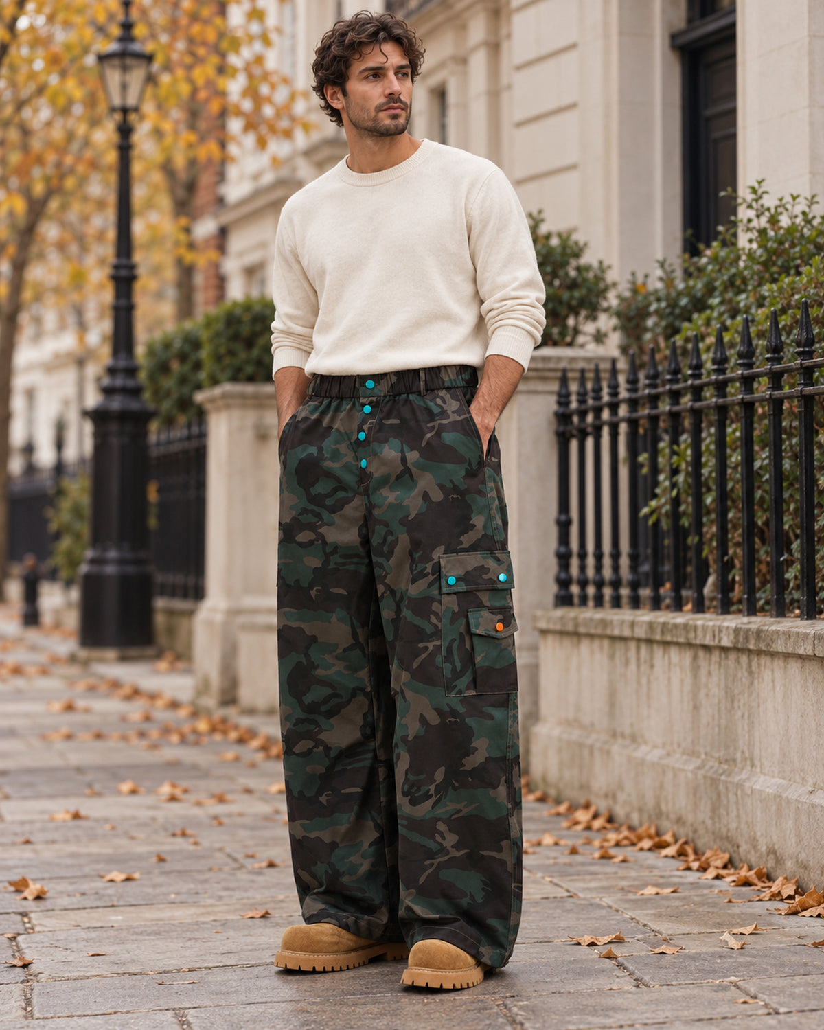 Men's Trousers in Multicolor - editorial