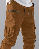 Men's Trousers in Coffee Brown - detalhe