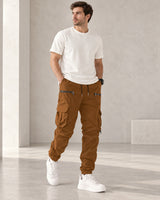 Men's Trousers in Coffee Brown - look-completo