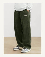 Men's Trousers in Army Green - original-tratada