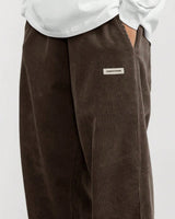 Men's Trousers in Coffee Brown - detalhe