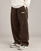 Men's Trousers in Coffee Brown - principal