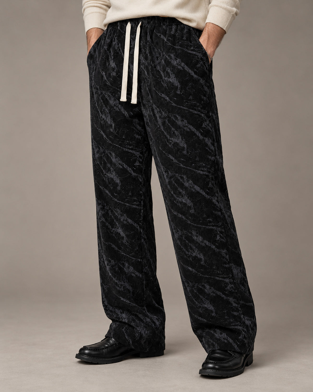 Men's Trousers in Black - principal