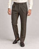Men's Trousers in Coffee Brown - principal