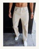 Men's Trousers in Apricot - original-tratada