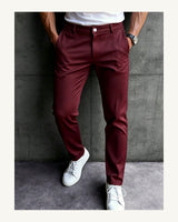 Men's Trousers in Burgundy - original-tratada