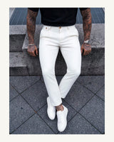 Men's Trousers in White - original-tratada