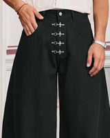 Men's Trousers in Black - detalhe