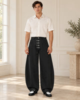 Men's Trousers in Black - look-completo