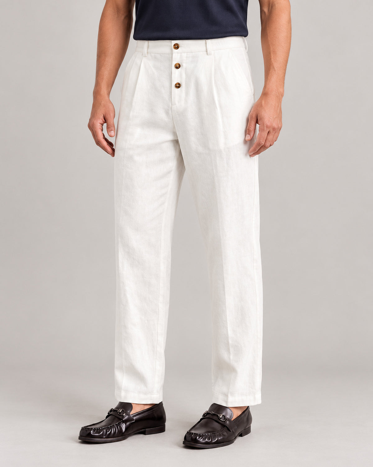 Men's Trousers in White - principal