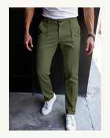 Men's Trousers in Army Green - original-tratada