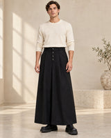 Men's Trousers in Black - look-completo