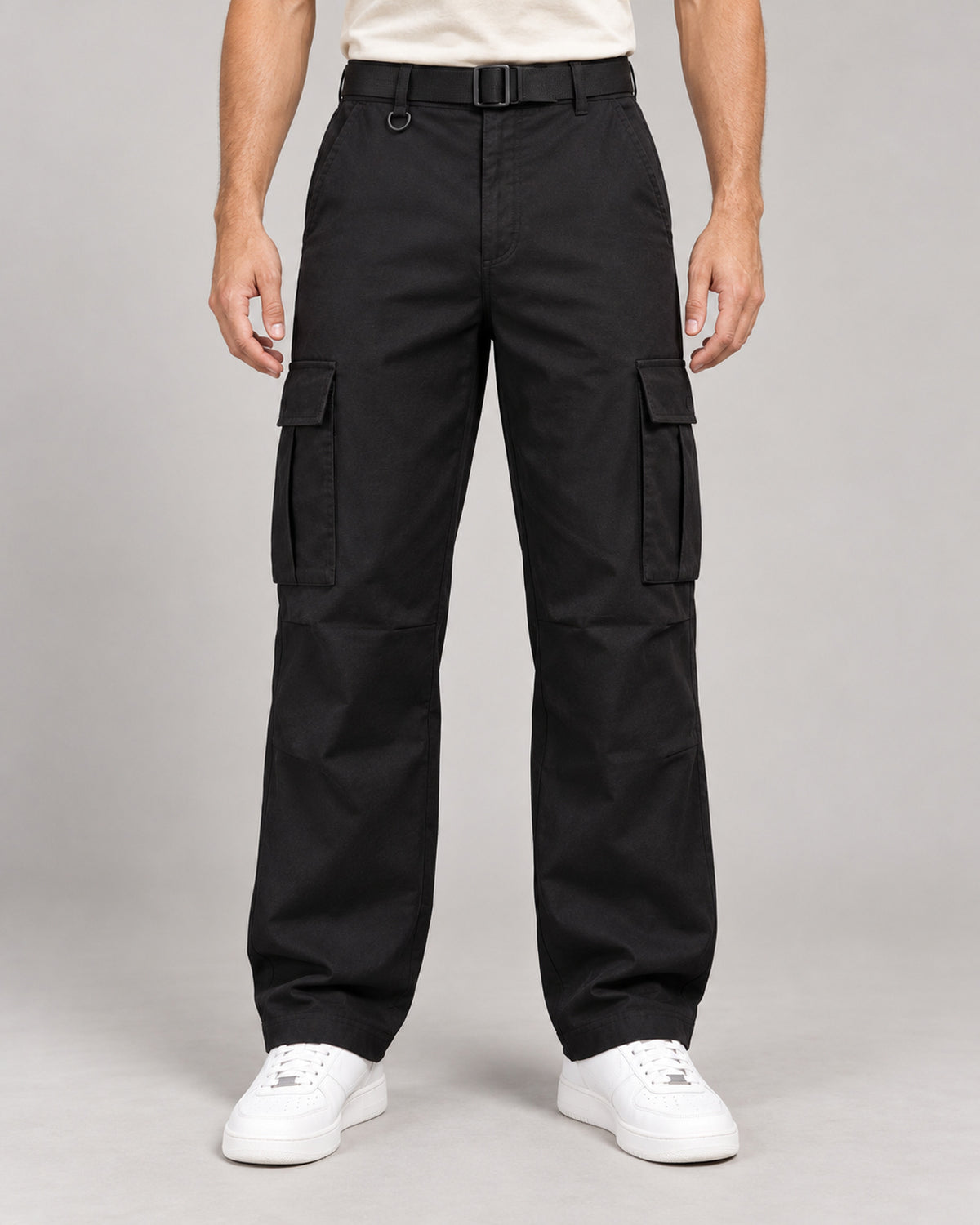 Men's Trousers in Black - principal