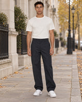Men's Trousers in Navy Blue - editorial