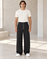 Men's Trousers in Black - look-completo